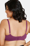 Zivame True Curv Double Layered Non Wired 3/4th Coverage Sag Lift Bra - Purple Potion — thumbnail 2